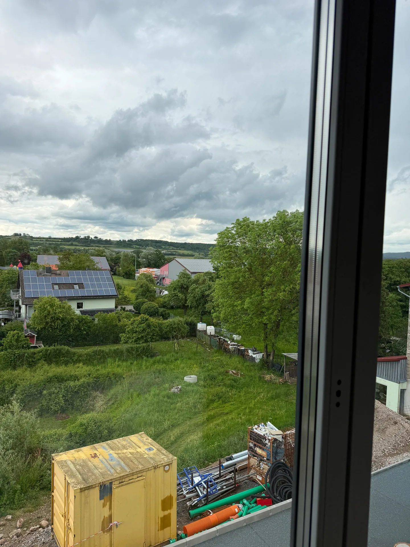 Blick ins ländlich-grüne Umland