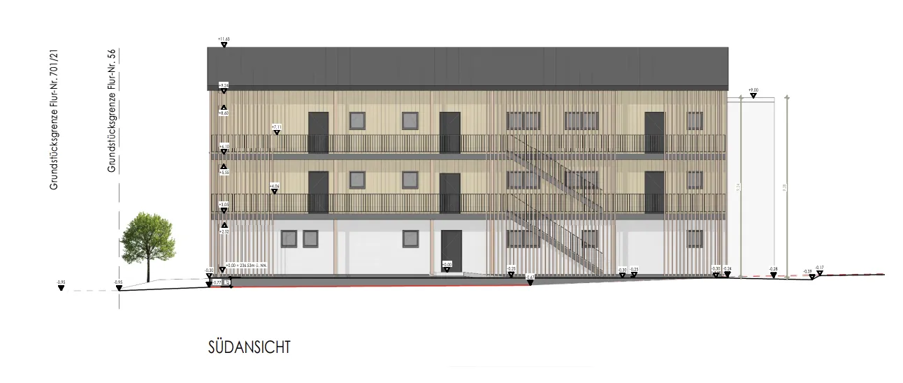 Bautenstand: Rohbau in vollem Gange
